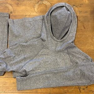 Athleta Gray Hooded Sweatshirt